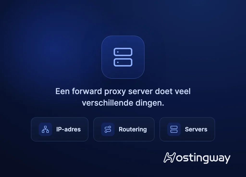 Illustratie: Een forward proxy: gebruik en toepassingen