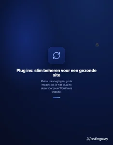 Illustratie: Plug ins: slim beheren voor een gezonde site